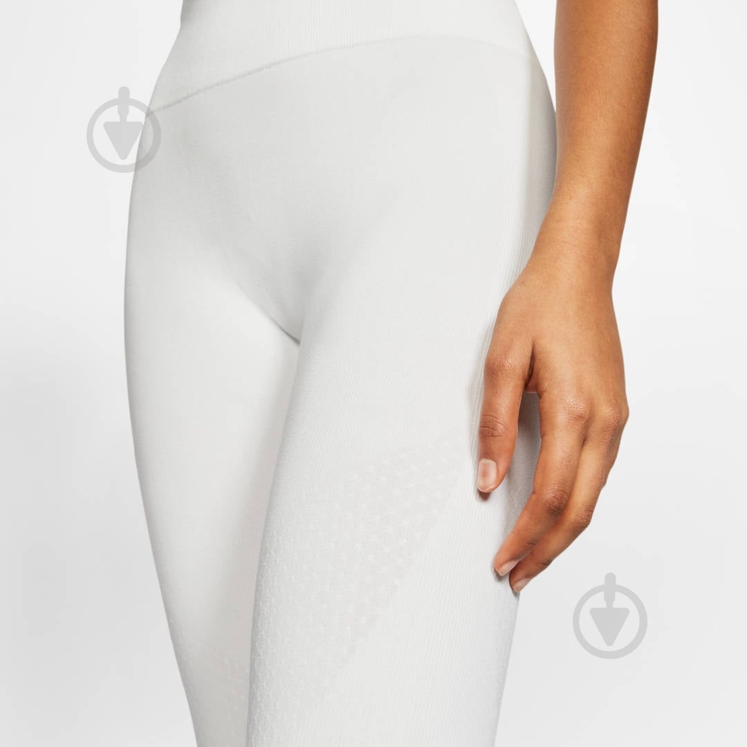 Лосины Nike W NK SEAMLESS 7/8 TIGHT CJ3831-121 р.XL белый - фото 6