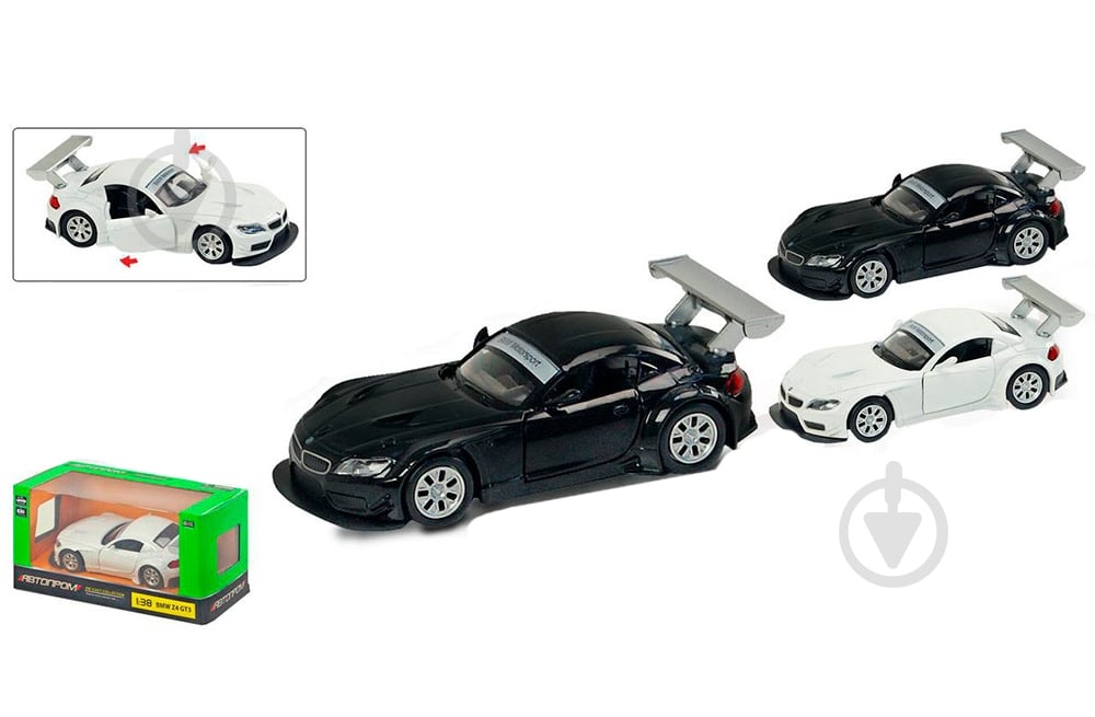 Автомодель Автопром 1:38 7612KI BMW Z4 GT3 - фото 1