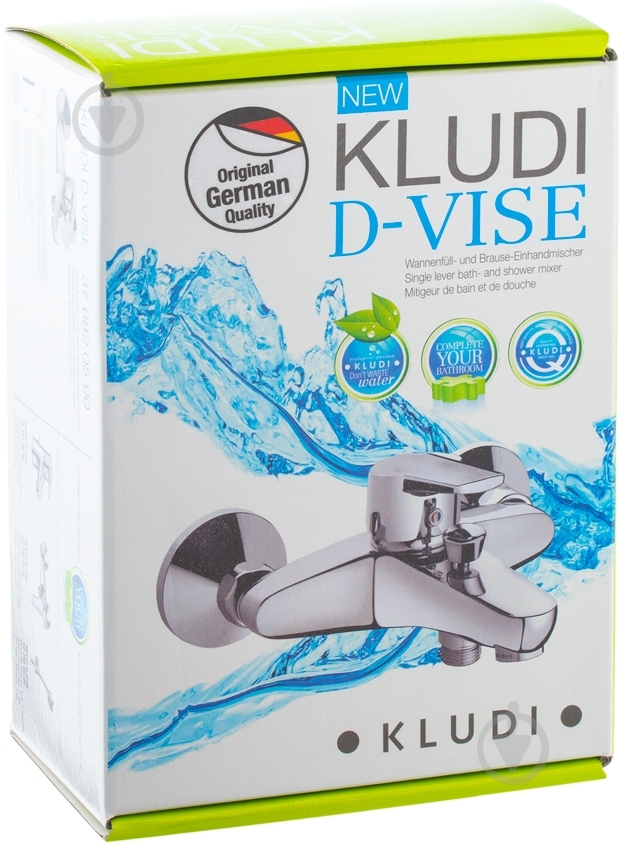 Смеситель для ванны Kludi D-Vise 376820590 - фото 2 Смеситель для ванны Kludi D-Vise 376820590 - фото 2