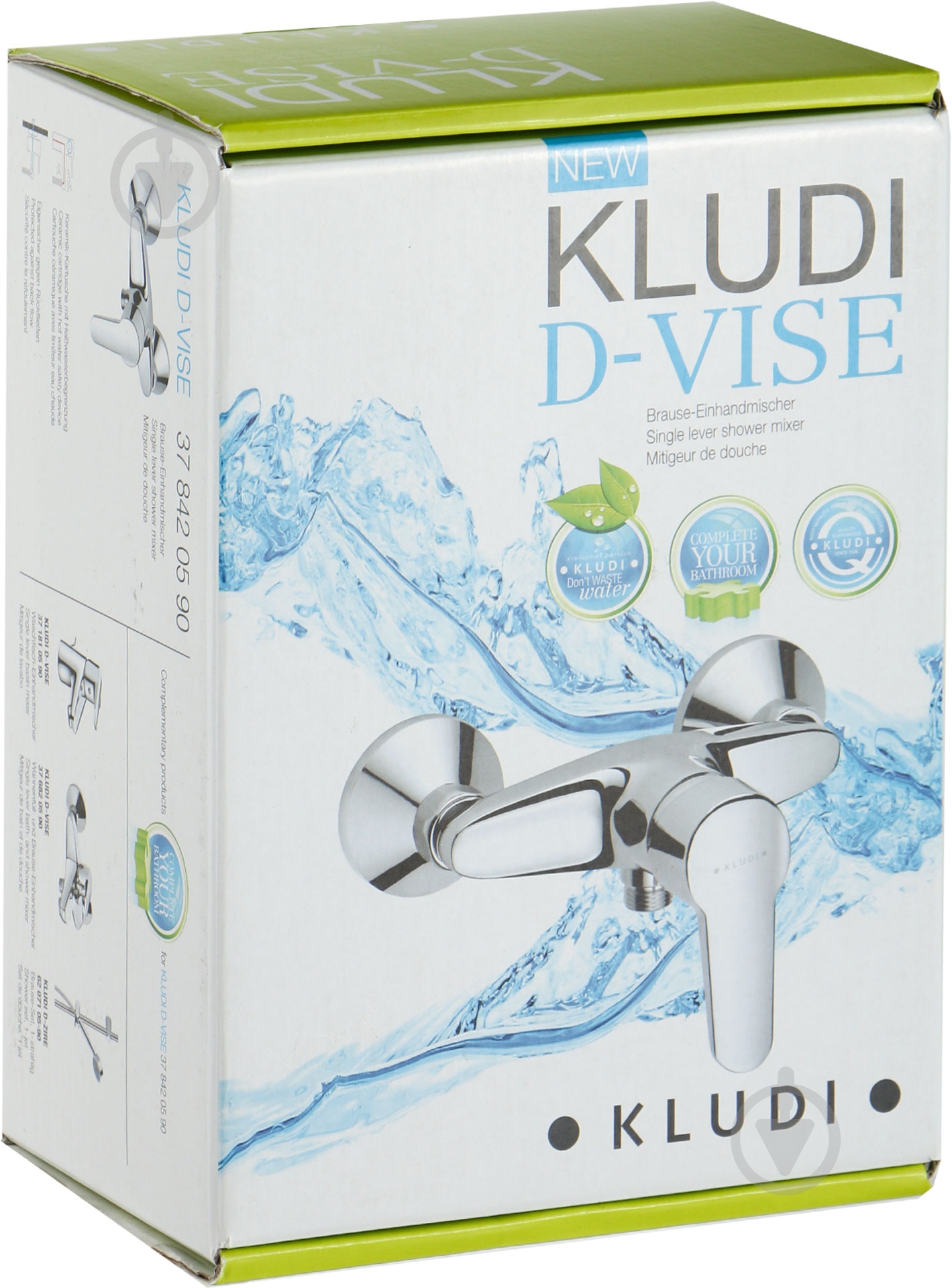 Смеситель для душа Kludi D-Vise 378420590 - фото 3 Смеситель для душа Kludi D-Vise 378420590 - фото 3