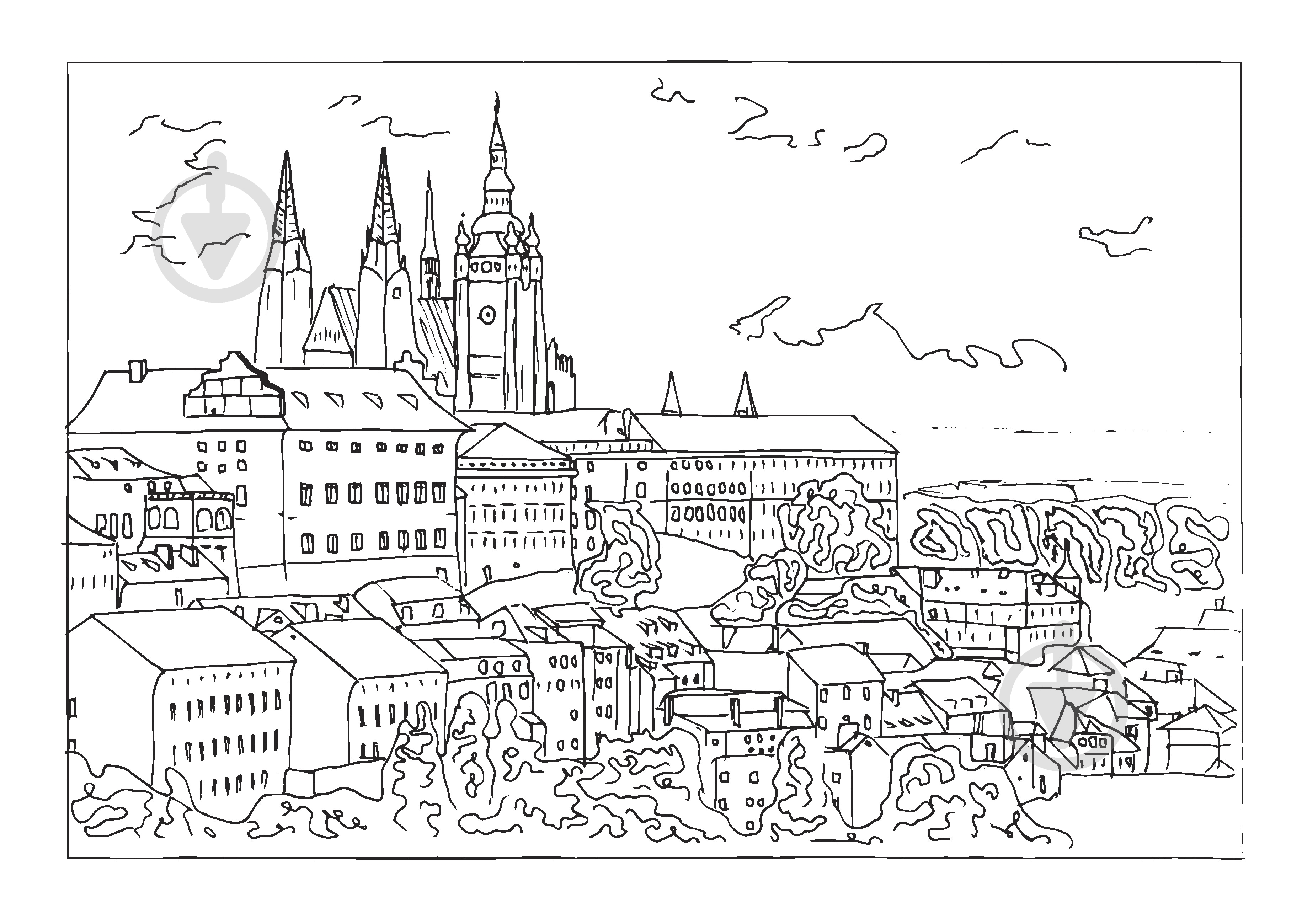Скетчбук Прага А4 10 лист. 1В1522 Аркуш - фото 2 Скетчбук Прага А4 10 лист. 1В1522 Аркуш - фото 2