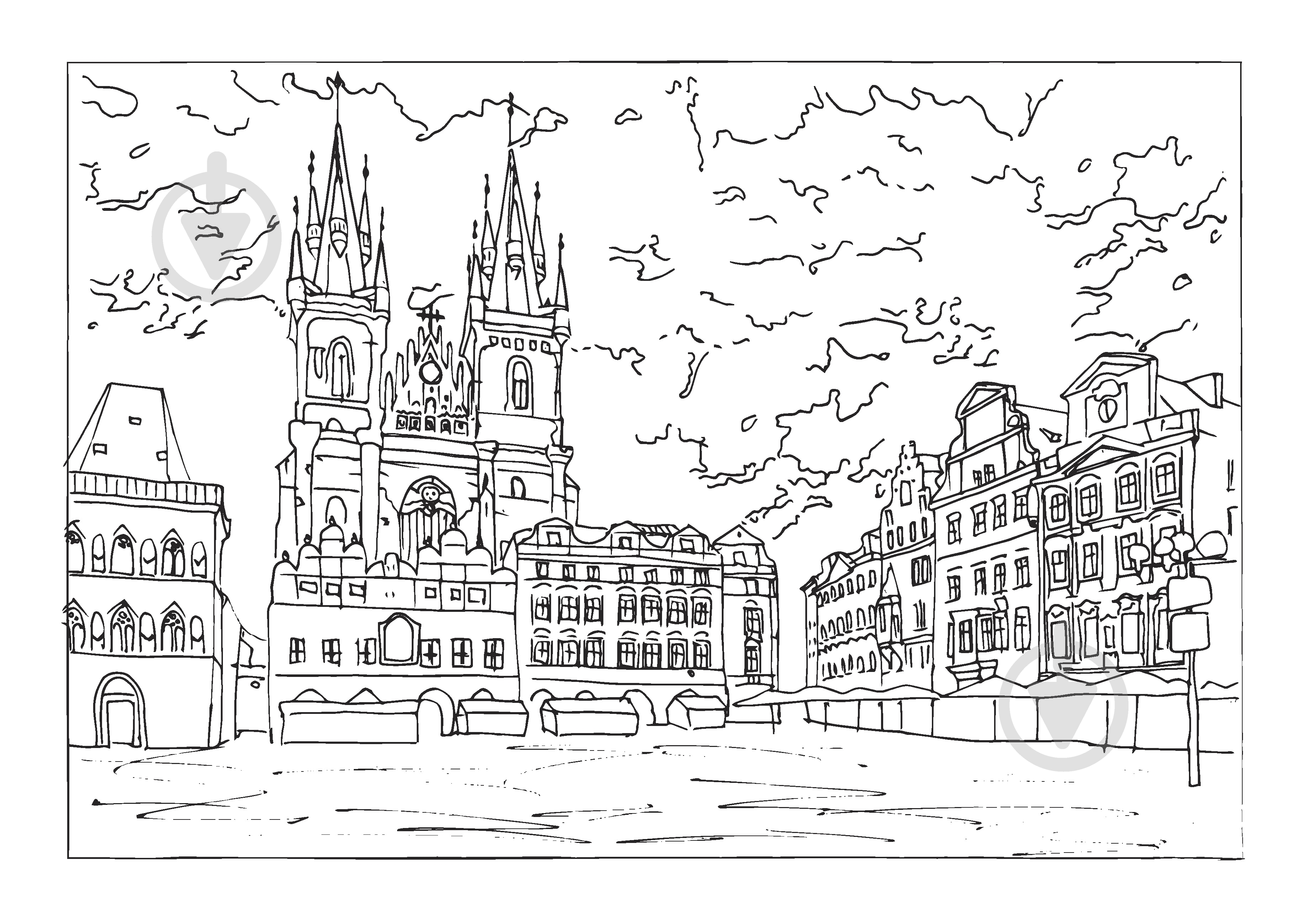 Скетчбук Прага А4 10 лист. 1В1522 Аркуш - фото 3 Скетчбук Прага А4 10 лист. 1В1522 Аркуш - фото 3