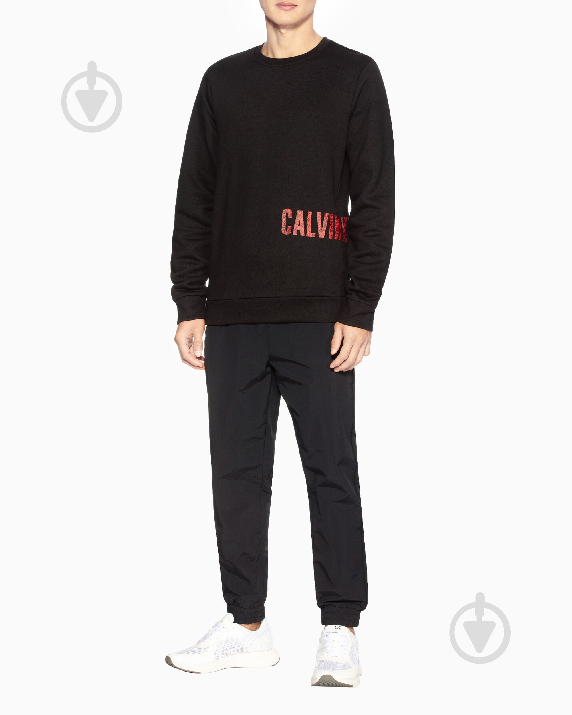 Джемпер Calvin Klein Performance PULLOVER 00GMH9W384-007 р. M чорний - фото 2