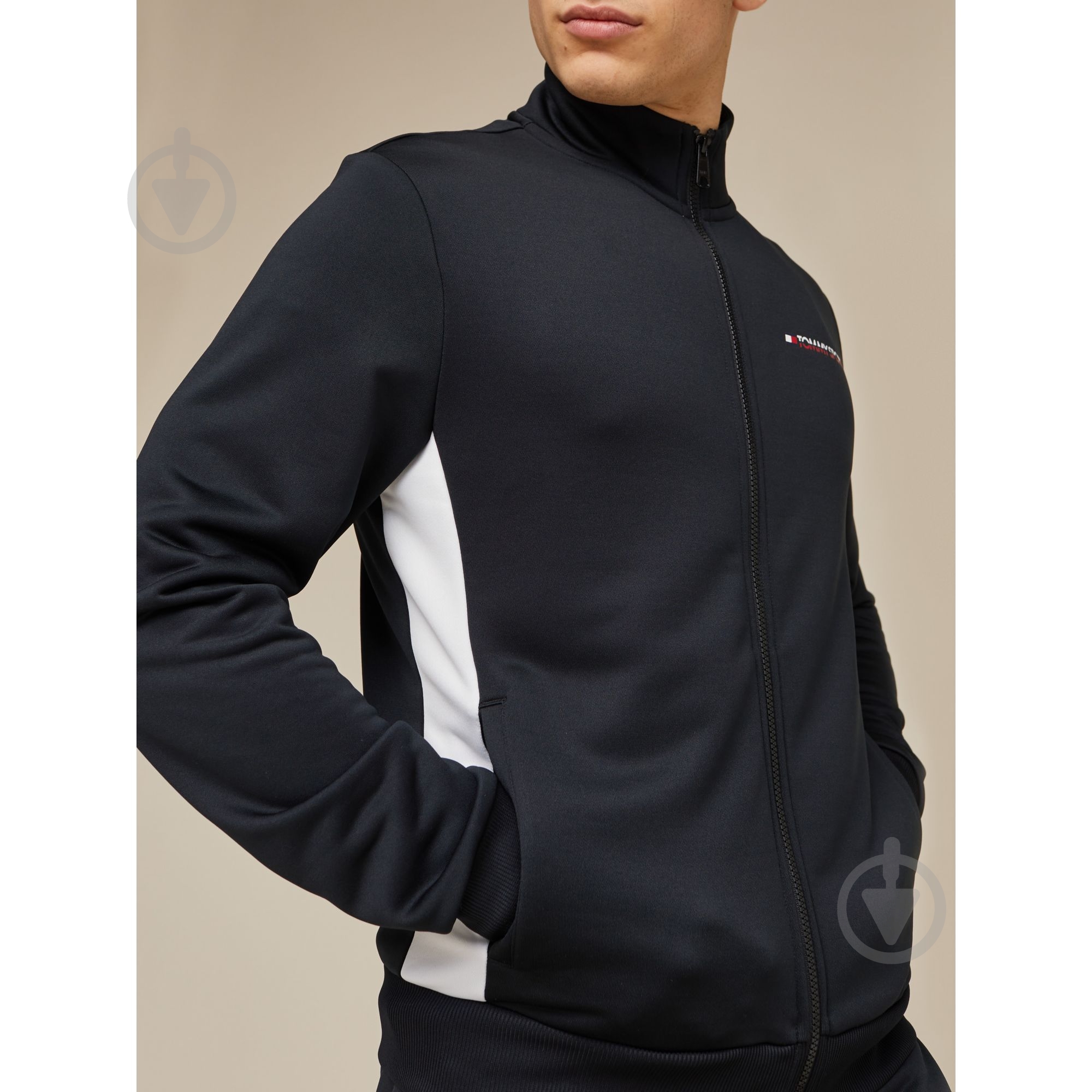 Джемпер Tommy Hilfiger TRACK JACKET LOGO S20S200289099 р. M черный - фото 3 Джемпер Tommy Hilfiger TRACK JACKET LOGO S20S200289099 р. M черный - фото 3