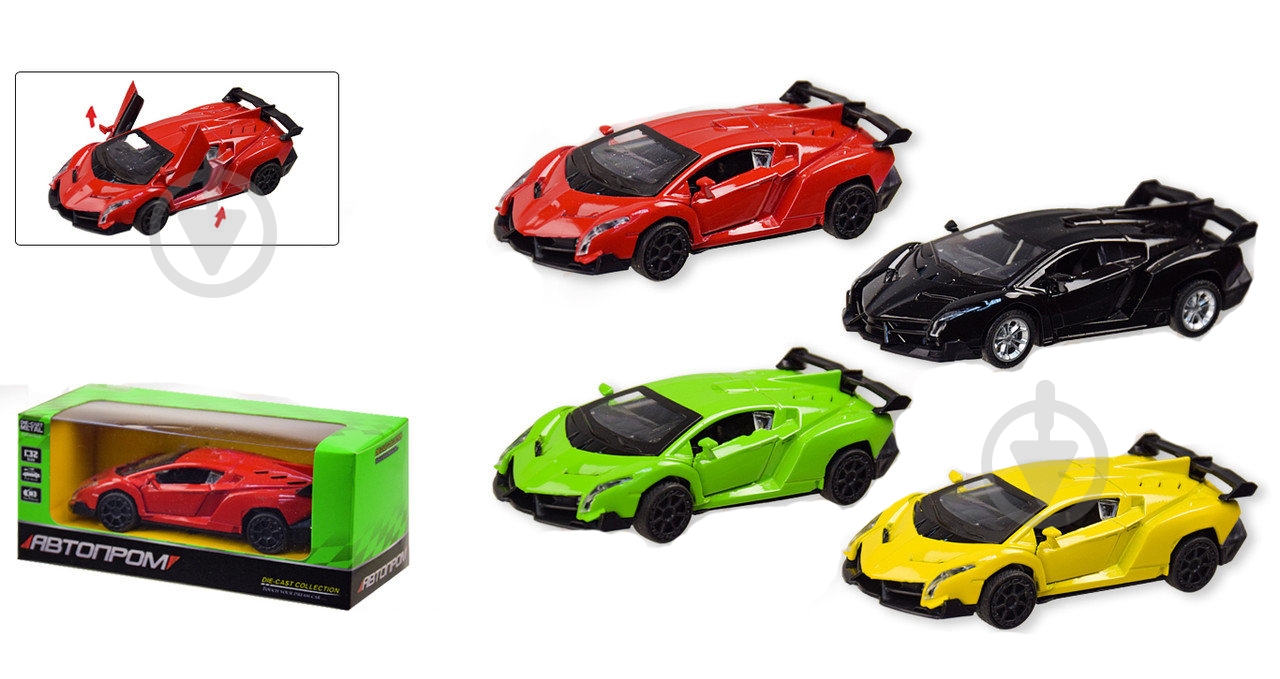 Автомодель Автопром 1:32 3210 в ассортименте - фото 1