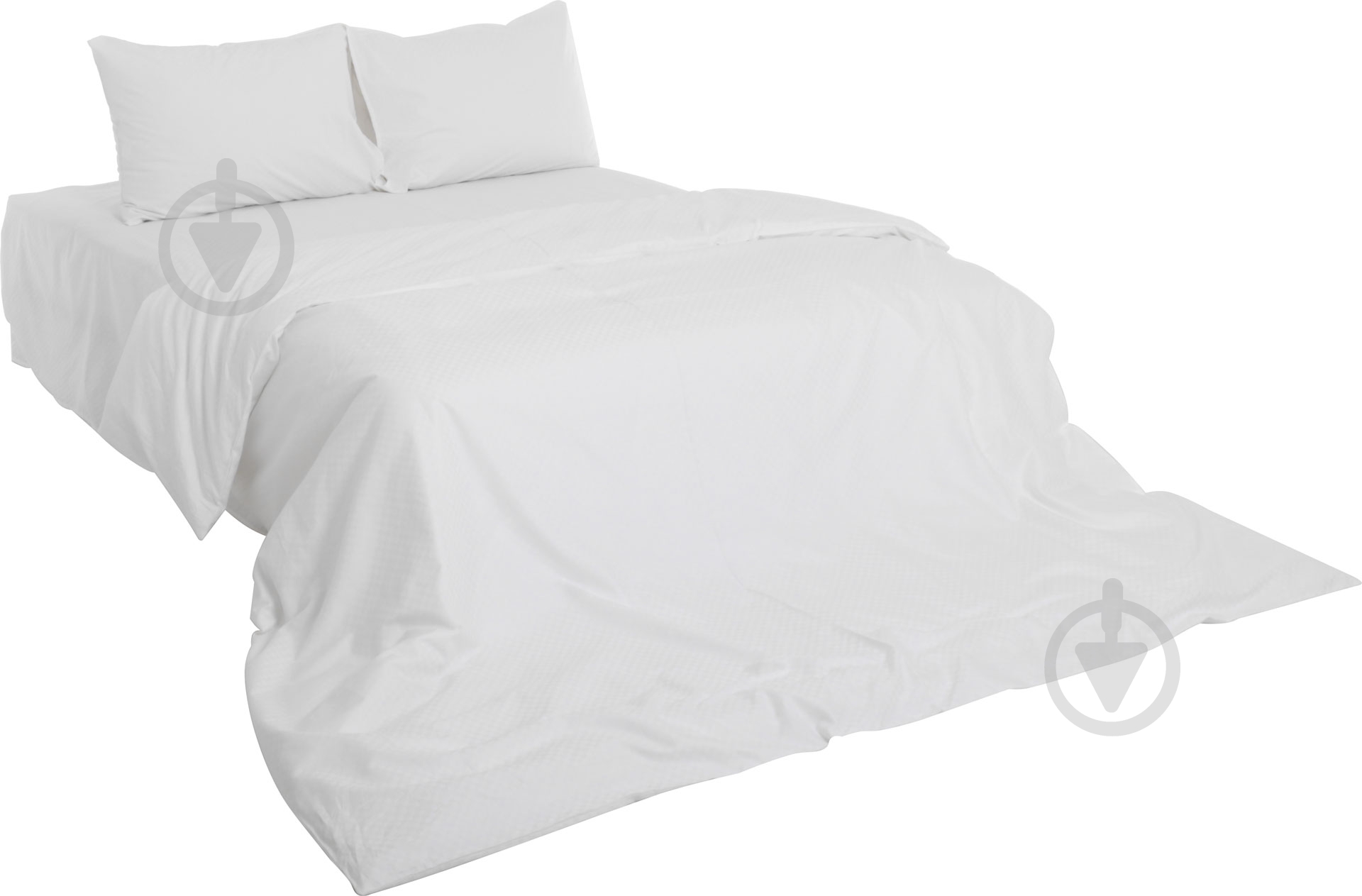 Комплект постельного белья Basic Check 2 белый La Nuit - фото 1