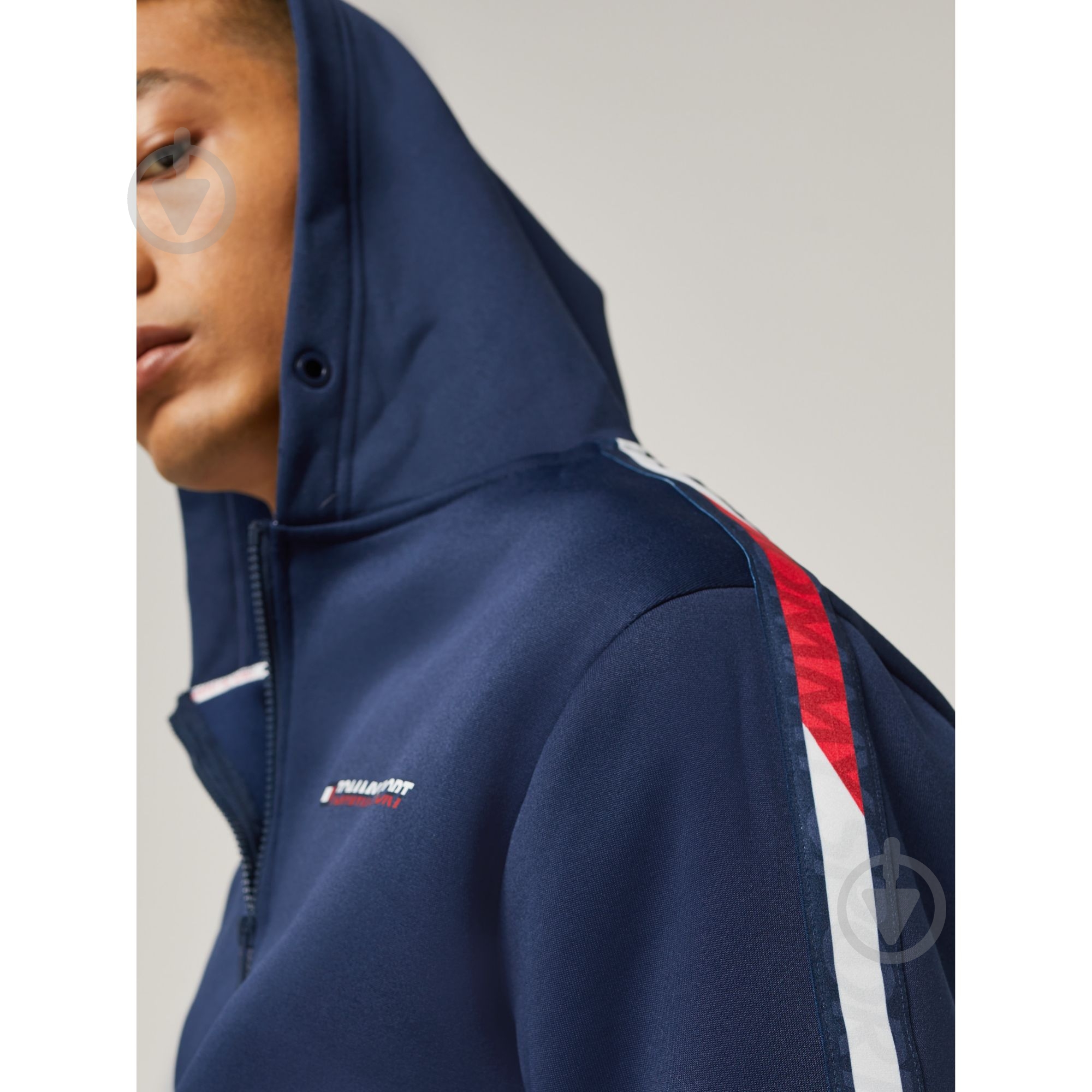 Джемпер Tommy Hilfiger FLEECE FZ HOODY TAPE S20S200287401 р. S темно-синий - фото 3