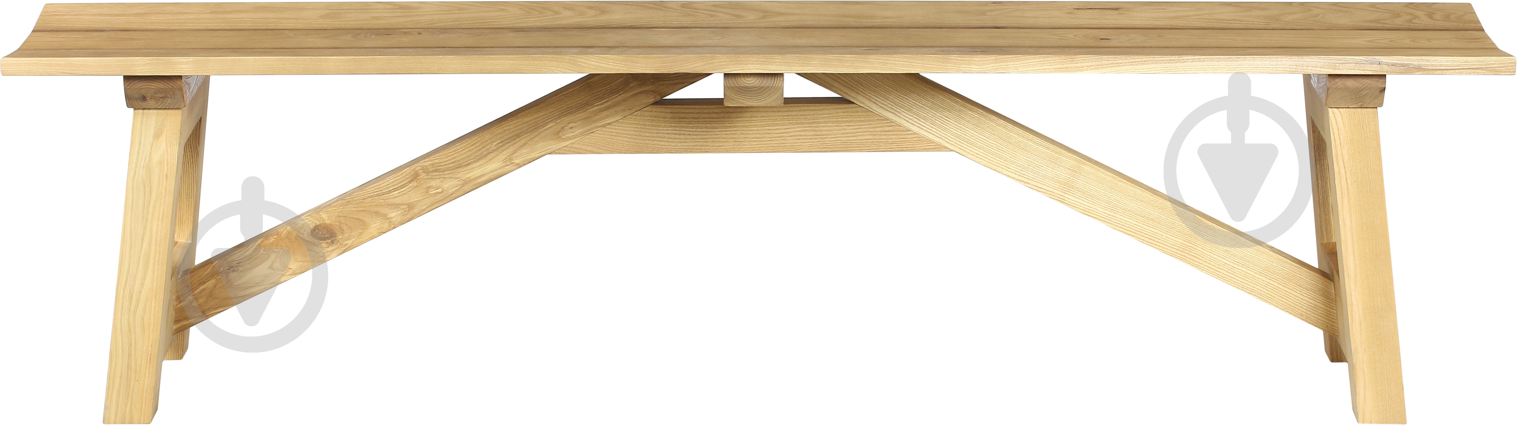 Скамья РПМК Рустик коричневый / дуб - фото 2