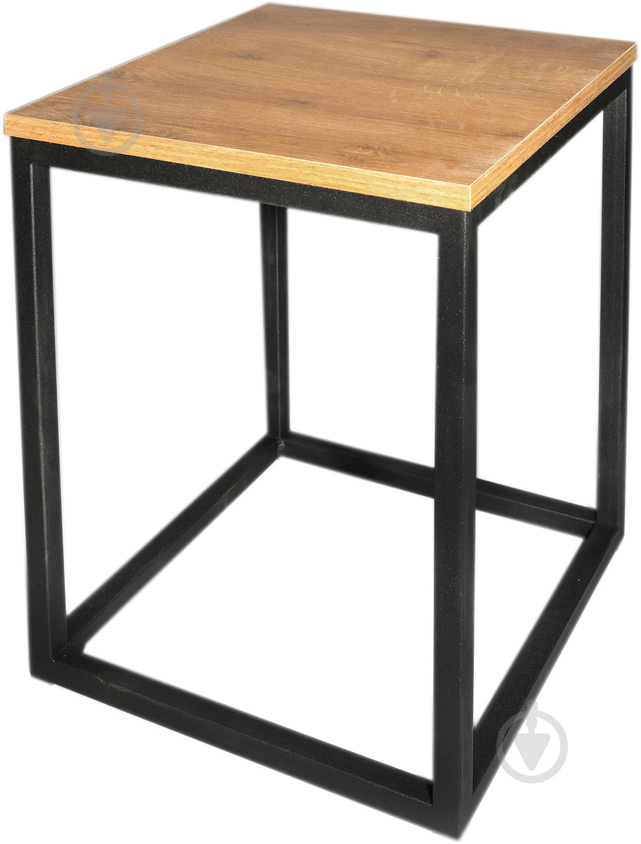 Табурет Лугалпроф дуб античный / черный - фото 1