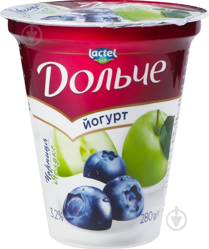 Йогурт Дольче Черника-яблоко 3,2% 280 г - фото 3