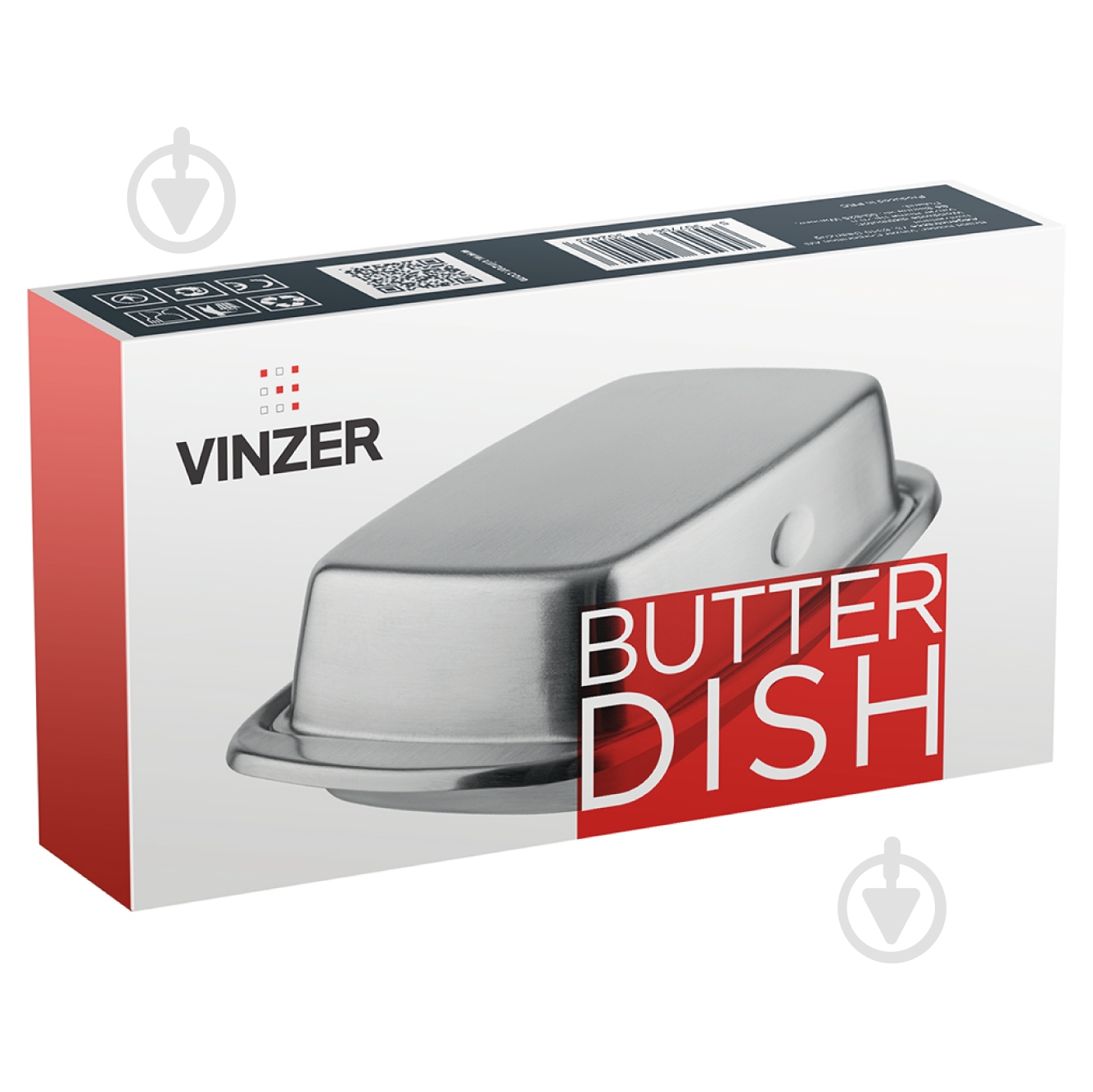 Маслянка Vinzer 20х15х4 см 89242 - фото 4