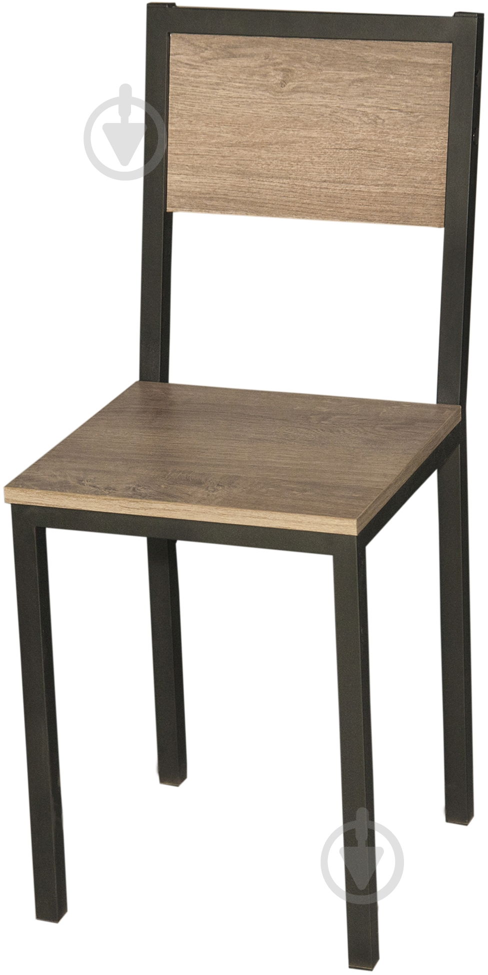 Стул обеденный Лугалпроф Грация черный/дуб полено - фото 1