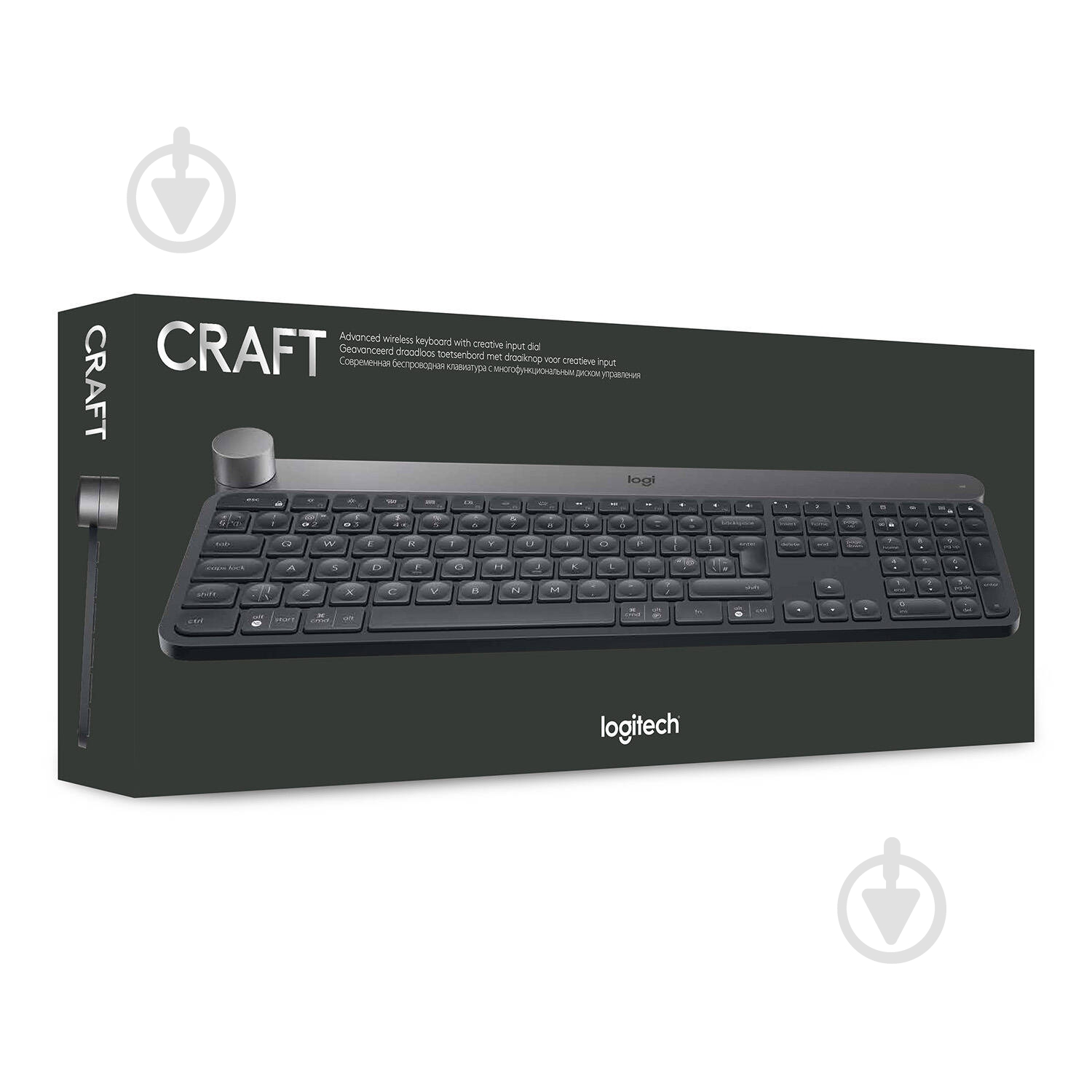 Клавіатура Logitech CRAFT with creative input dial (920-008505) grey - фото 7