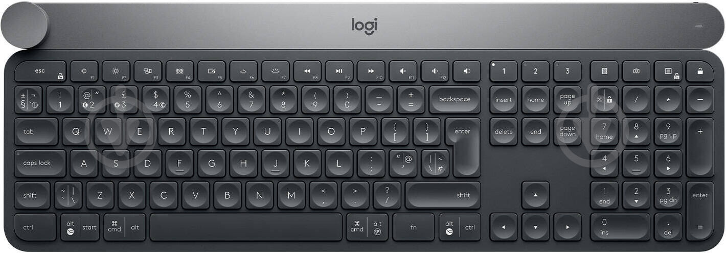 Клавіатура Logitech CRAFT with creative input dial (920-008505) grey - фото 1