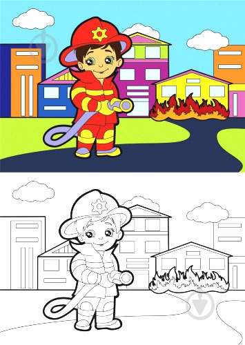 Раскраска «Professions» 4402647021176 - фото 3