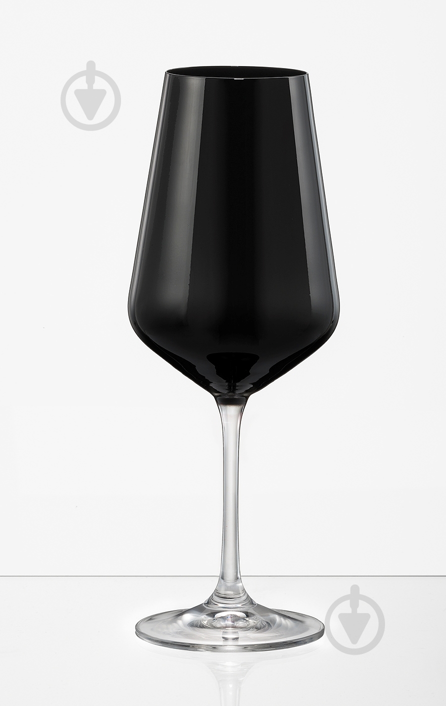 Набор бокалов для вина Bohemia Sandra черный с прозрачной ножкой 450 мл 6 шт. - фото 1 Набор бокалов для вина Bohemia Sandra черный с прозрачной ножкой 450 мл 6 шт. - фото 1
