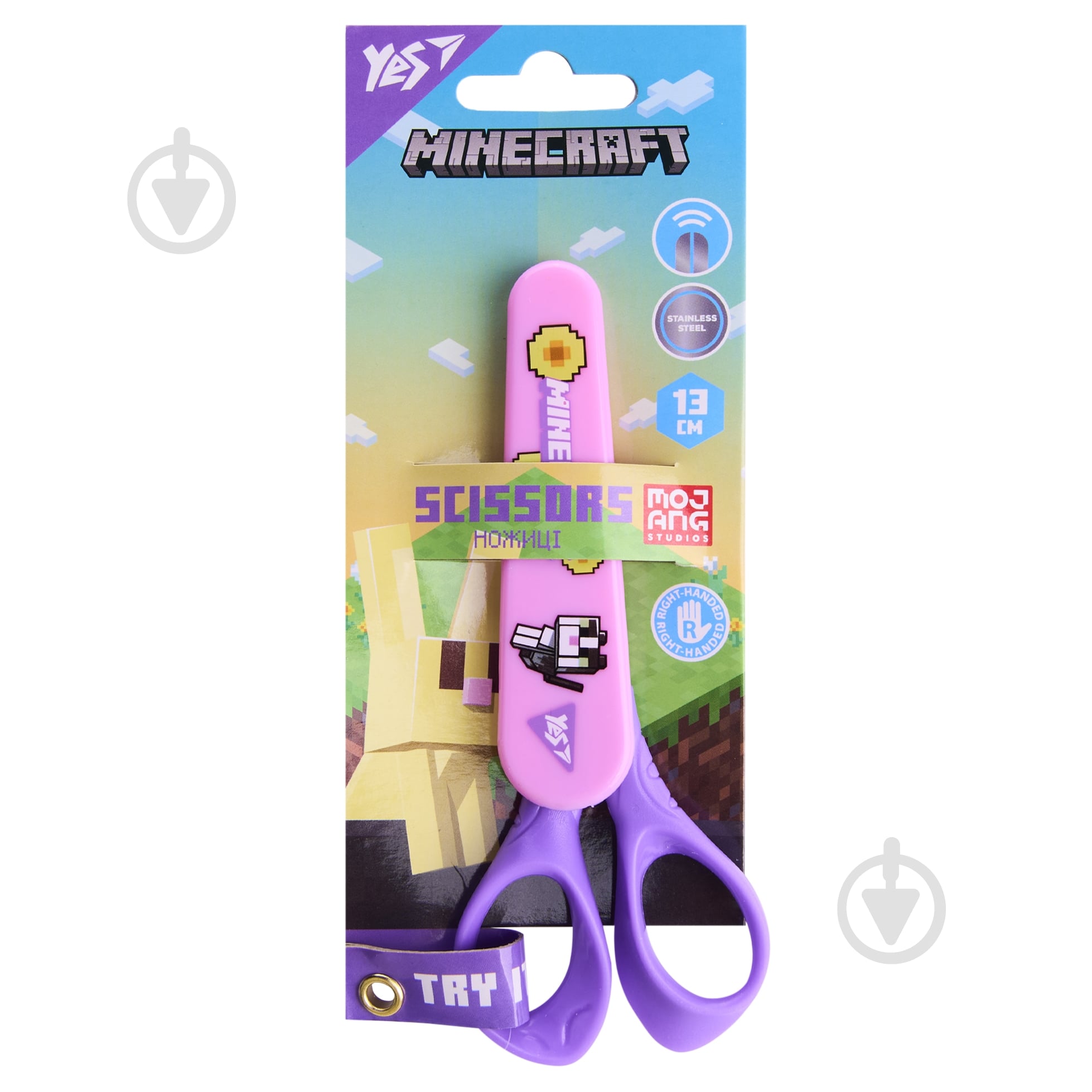 Ножиці дитячі Minecraft Spring 14 см YES 480464 - фото 1 Ножиці дитячі Minecraft Spring 14 см YES 480464 - фото 1