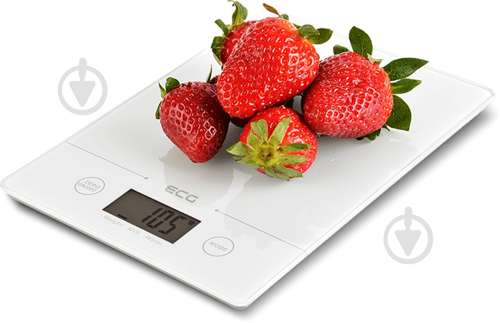 Весы кухонные ECG KV 117 Slim white - фото 2