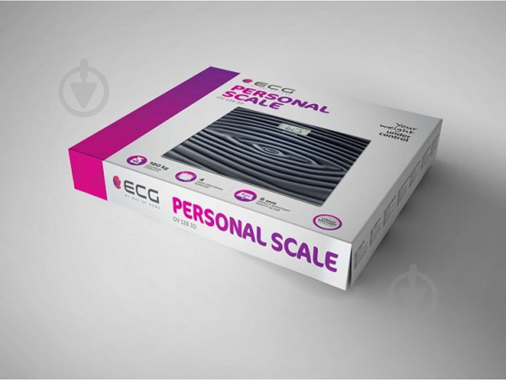 Весы напольные ECG OV 128 3D Black - фото 7 Весы напольные ECG OV 128 3D Black - фото 7