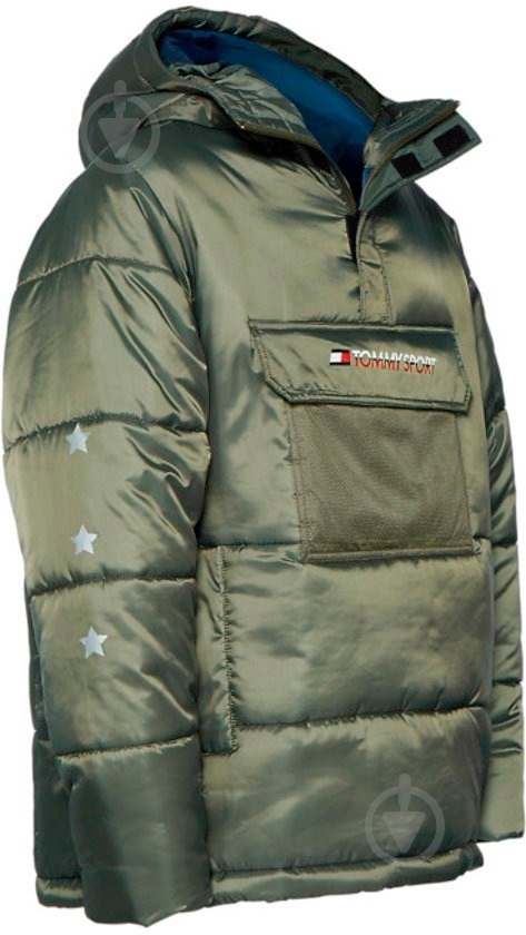 Анорак мужской Tommy Hilfiger BLOCK INSULATION JACKET S20S200264302 р.M оливковый - фото 2