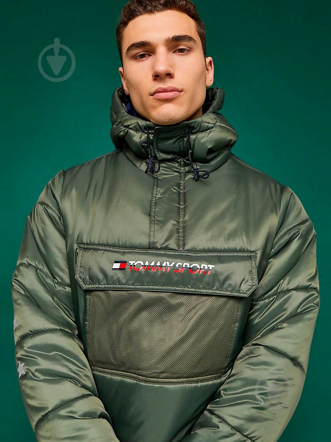 Анорак мужской Tommy Hilfiger BLOCK INSULATION JACKET S20S200264302 р.M оливковый - фото 7