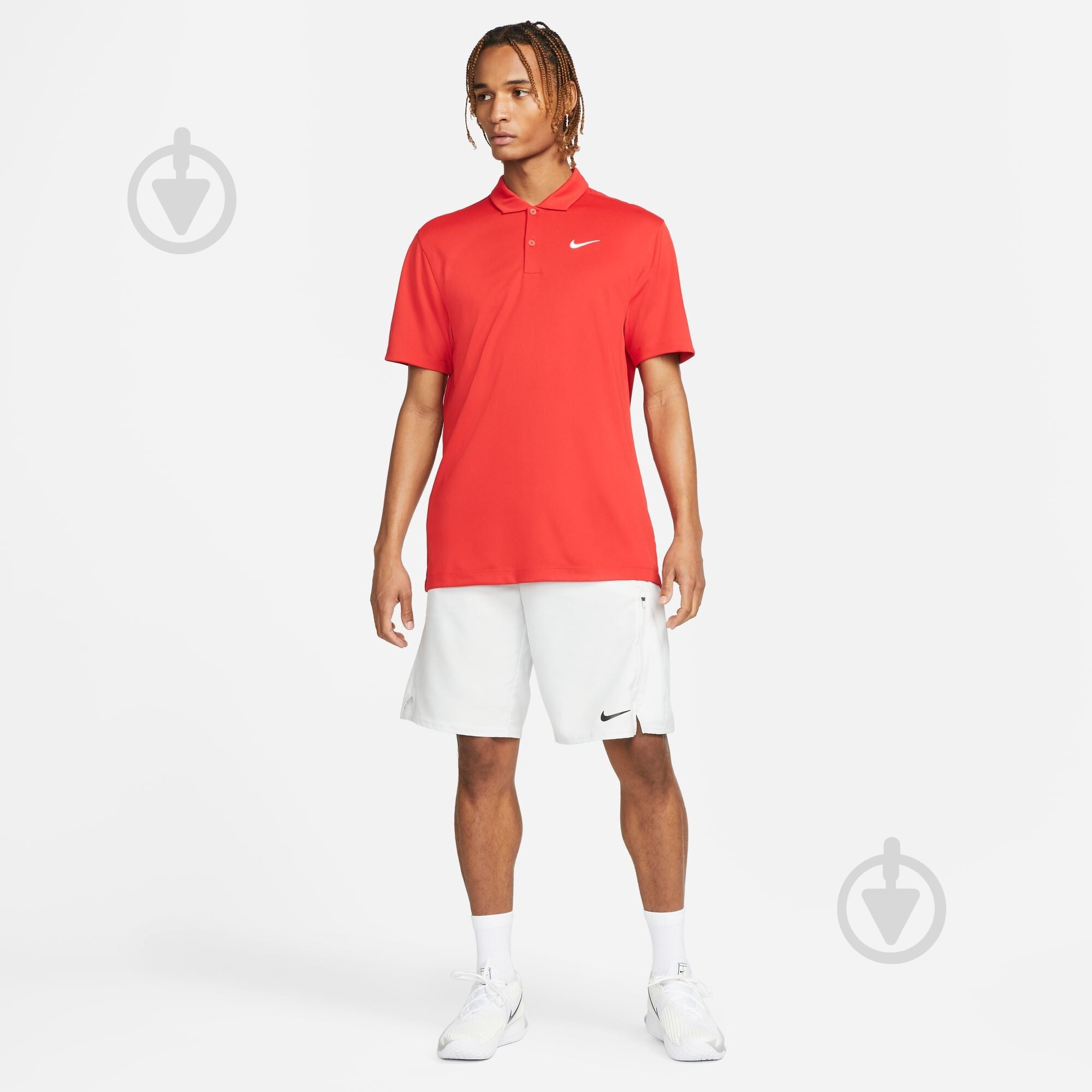 Футболка Nike M NKCT DF POLO SOLID DH0857-657 р.S красный - фото 4