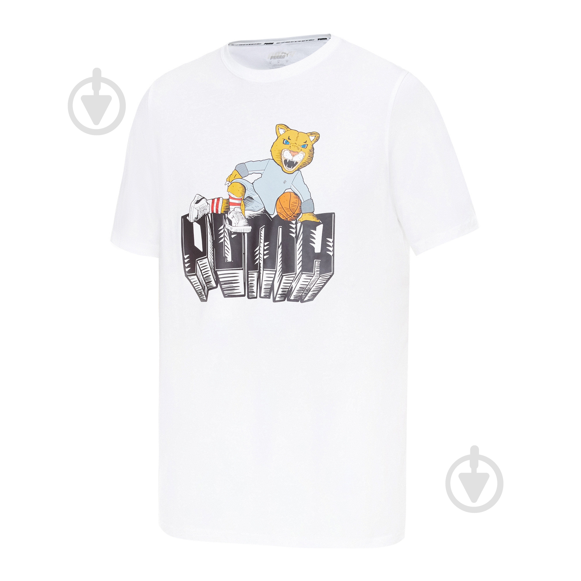Футболка Puma Dylan SS Tee 1 53273005 р.S белый - фото 1