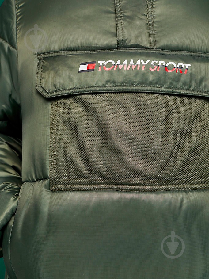 Анорак мужской Tommy Hilfiger BLOCK INSULATION JACKET S20S200264302 р.S оливковый - фото 10