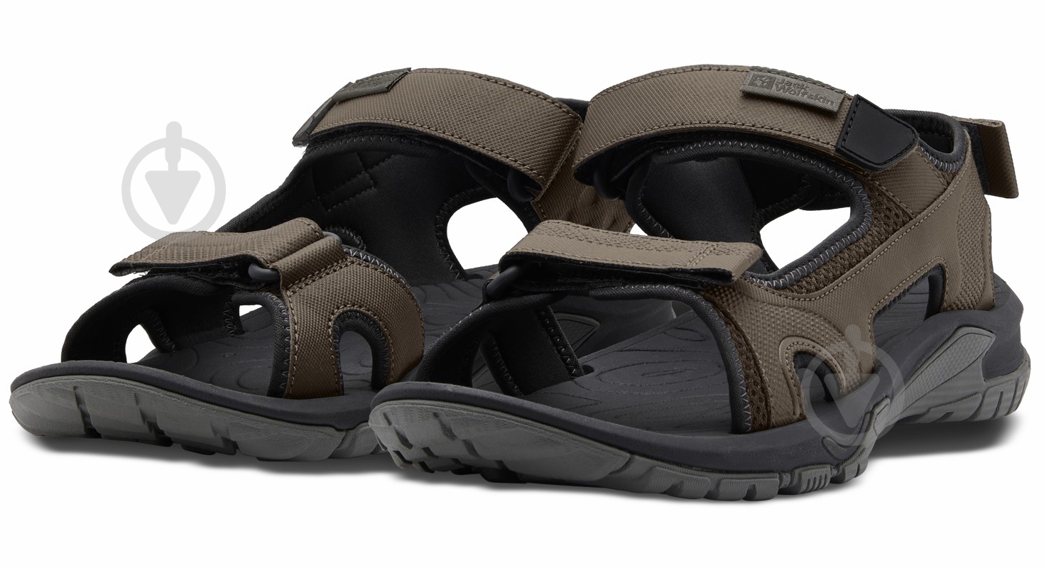 Сандалии Jack Wolfskin LAKEWOOD CRUISE SANDAL M 4019011_5719 р.44,5 коричневый - фото 3 Сандалии Jack Wolfskin LAKEWOOD CRUISE SANDAL M 4019011_5719 р.44,5 коричневый - фото 3