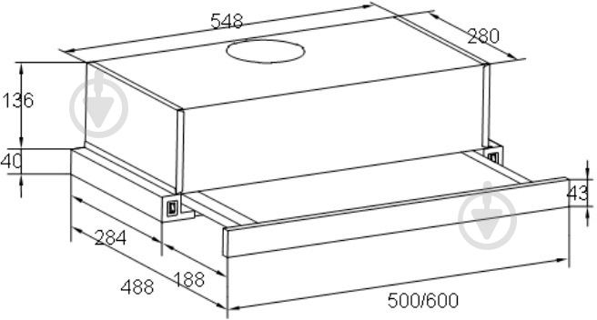 Витяжка Liberty Slide 255 W - фото 2
