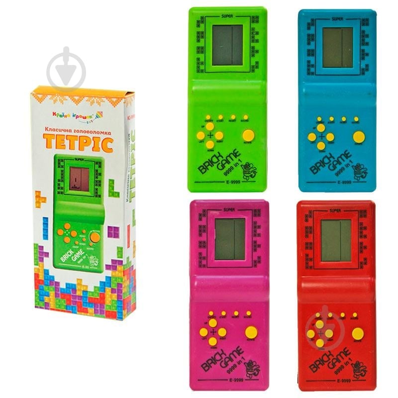 Электронная игра Тетрис KI-9999 4 цвета в ассортименте - фото 1 Электронная игра Тетрис KI-9999 4 цвета в ассортименте - фото 1