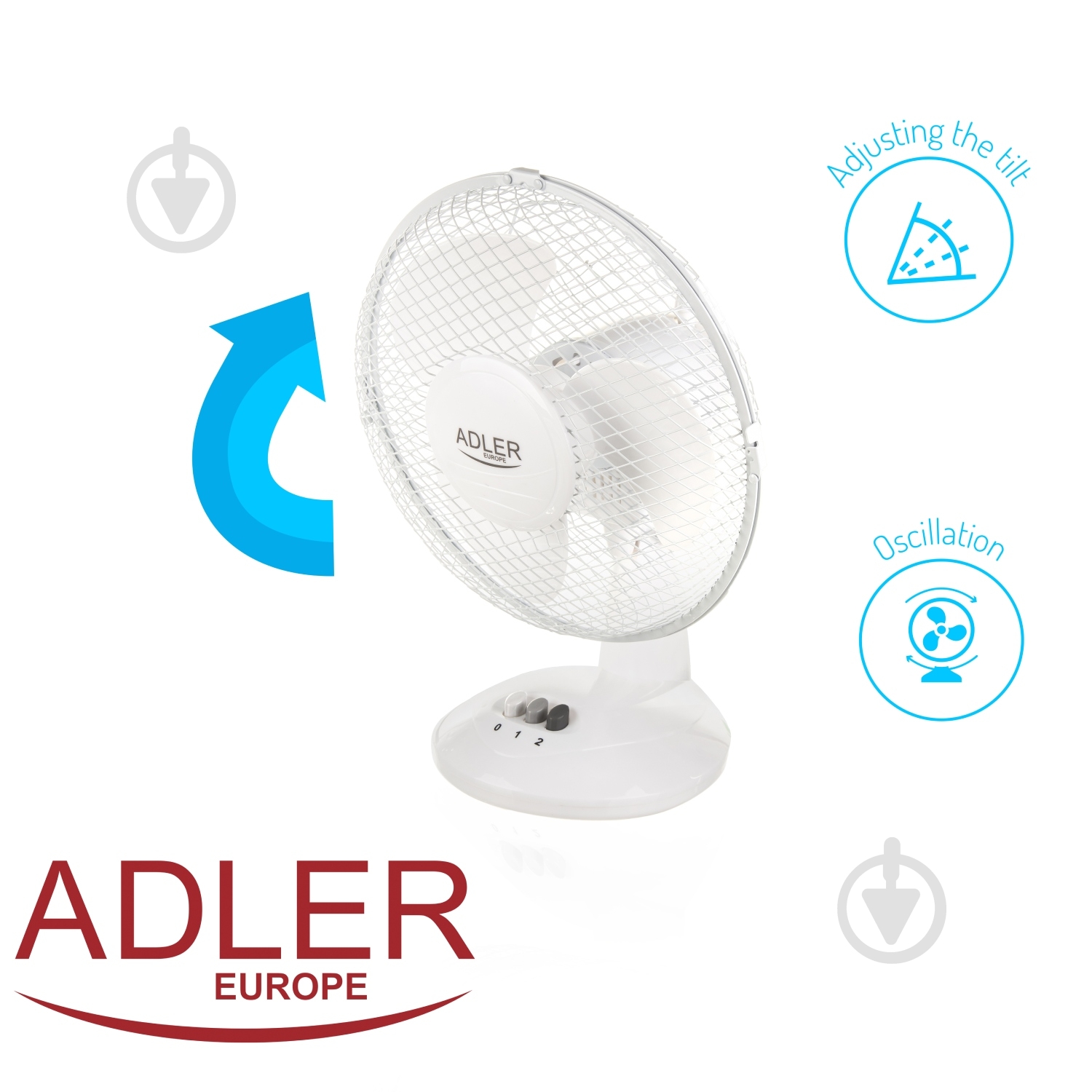 Вентилятор настільний Adler AD 7302 - фото 10