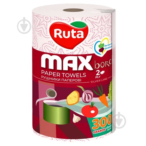 Бумажные полотенца Ruta Max двухслойная 1 шт. - фото 1
