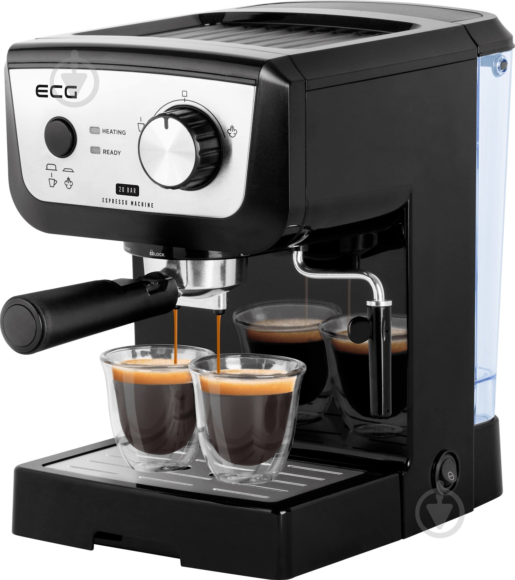 Кавоварка ріжкова ECG ESP 20101 Black - фото 4
