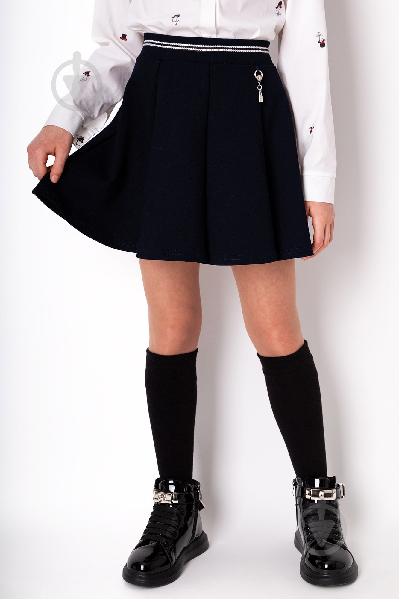 Спідниця Mevis р.128 синій 4118 - фото 1