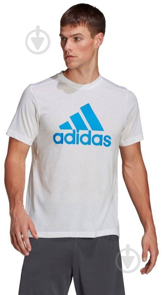Футболка Adidas HF7167 р.M белый - фото 1