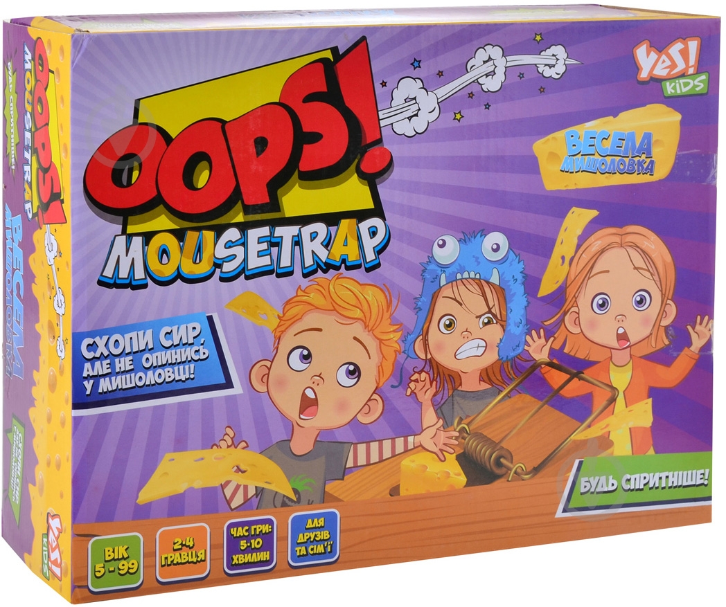 Игра настольная YES Kids Oops! Мышеловка! 953763 - фото 1