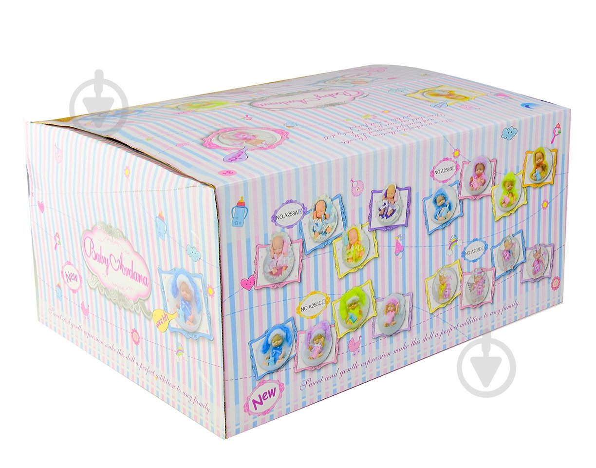 Пупс с аксессуарами Shantou A258A в ассортименте - фото 6 Пупс с аксессуарами Shantou A258A в ассортименте - фото 6