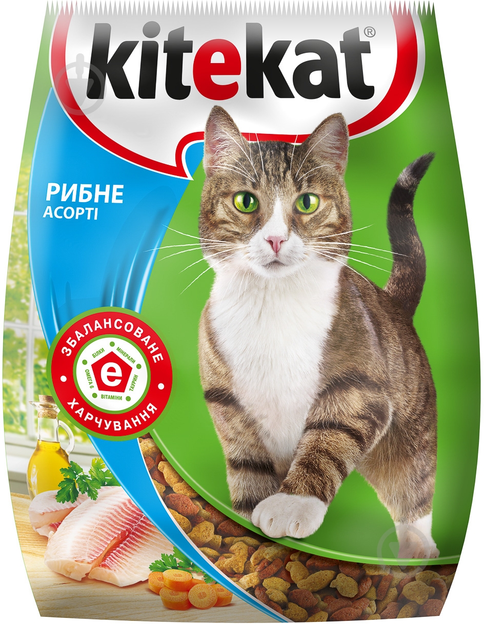 Корм Kitekat ассорти рыбное 1 кг - фото 1 Корм Kitekat ассорти рыбное 1 кг - фото 1