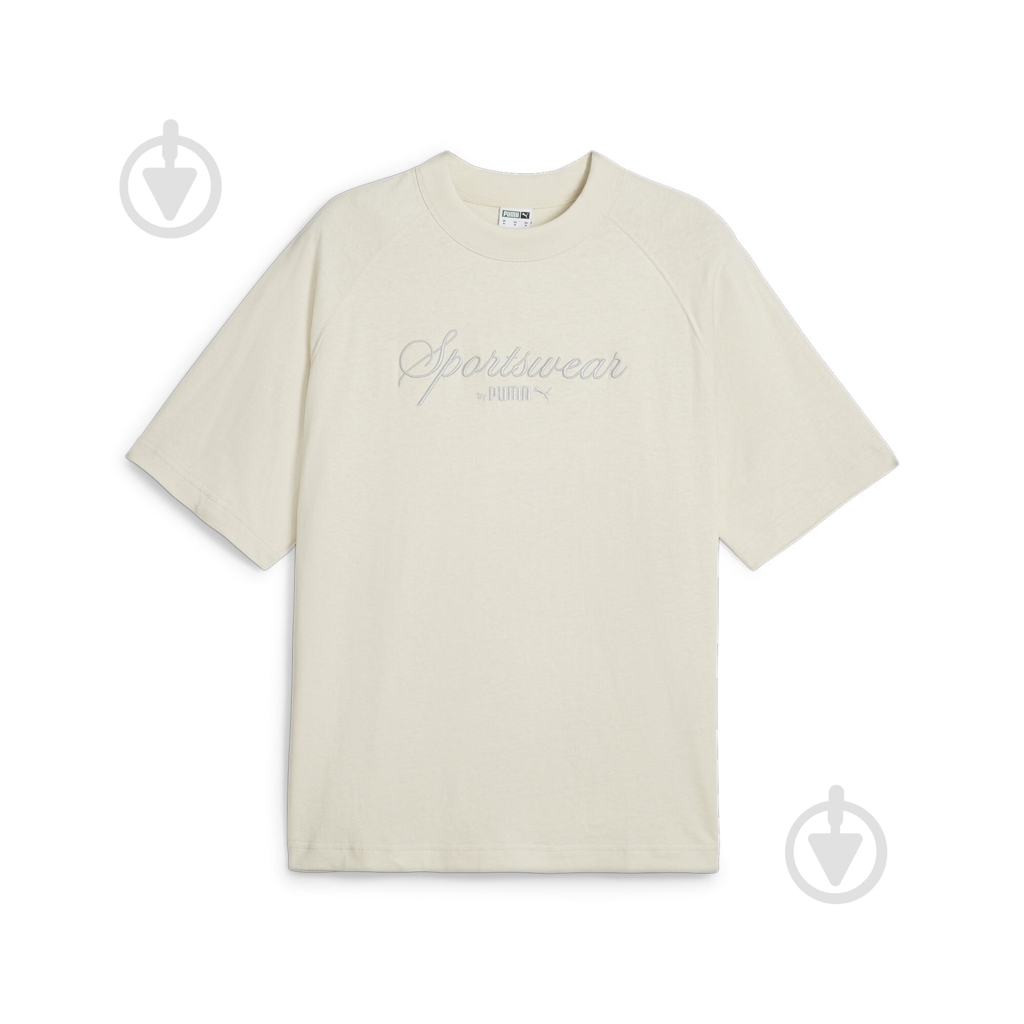 Футболка Puma CLASSICS+ TEE 62427287 р.L бежевый - фото 1