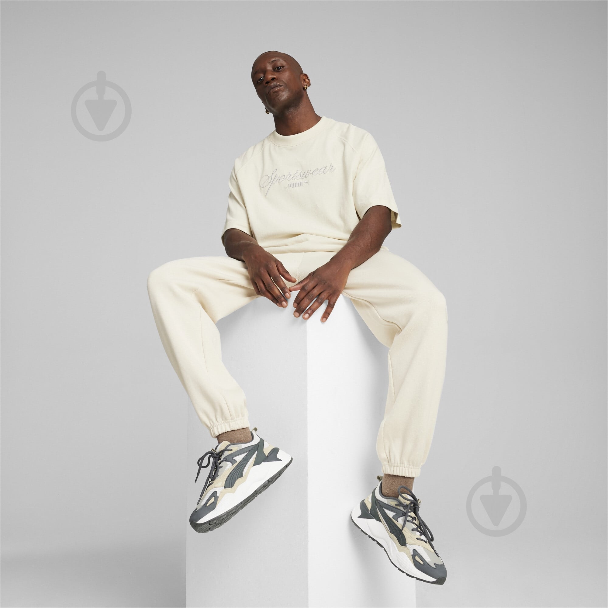 Футболка Puma CLASSICS+ TEE 62427287 р.L бежевый - фото 5