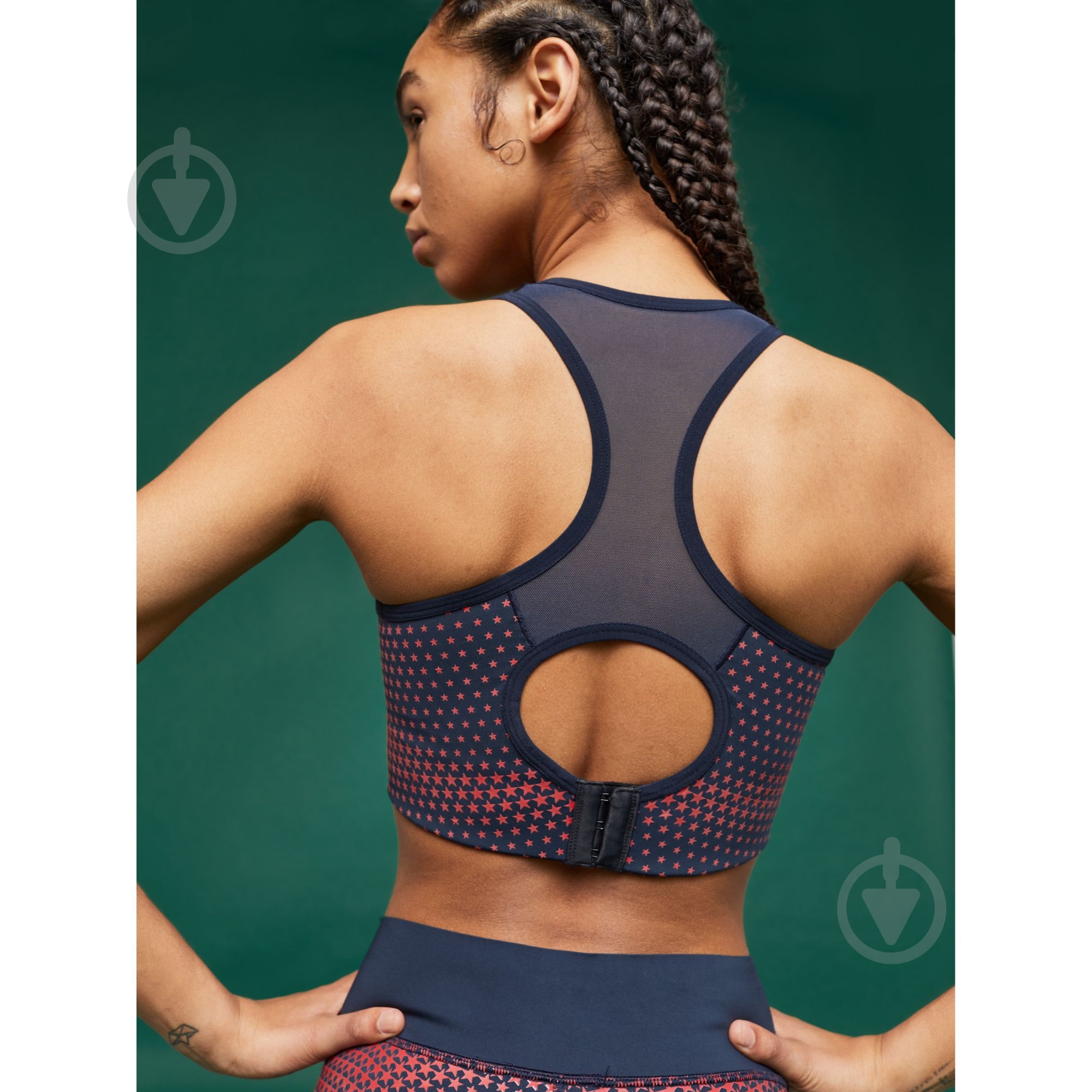 Бра Tommy Hilfiger EXO SKELETON SPORTS BRA MID S10S100302406 р.S темно-синий - фото 3