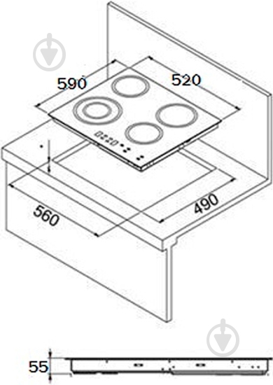 Варочная поверхность индукционная Liberty PI 6141 B(504) - фото 2 Варочная поверхность индукционная Liberty PI 6141 B(504) - фото 2