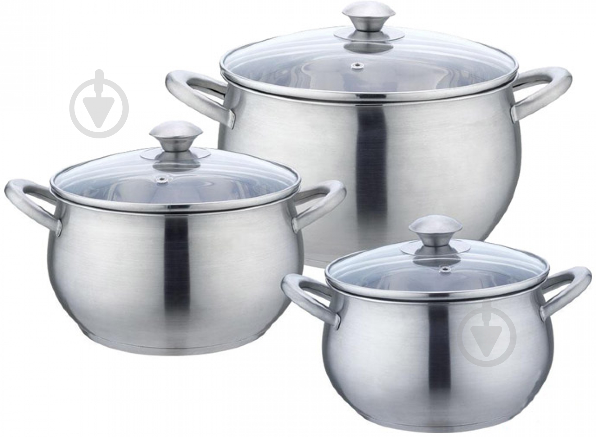 Набор кастрюль Aurora 6 предметов AU 5563 - фото 1 Набор кастрюль Aurora 6 предметов AU 5563 - фото 1