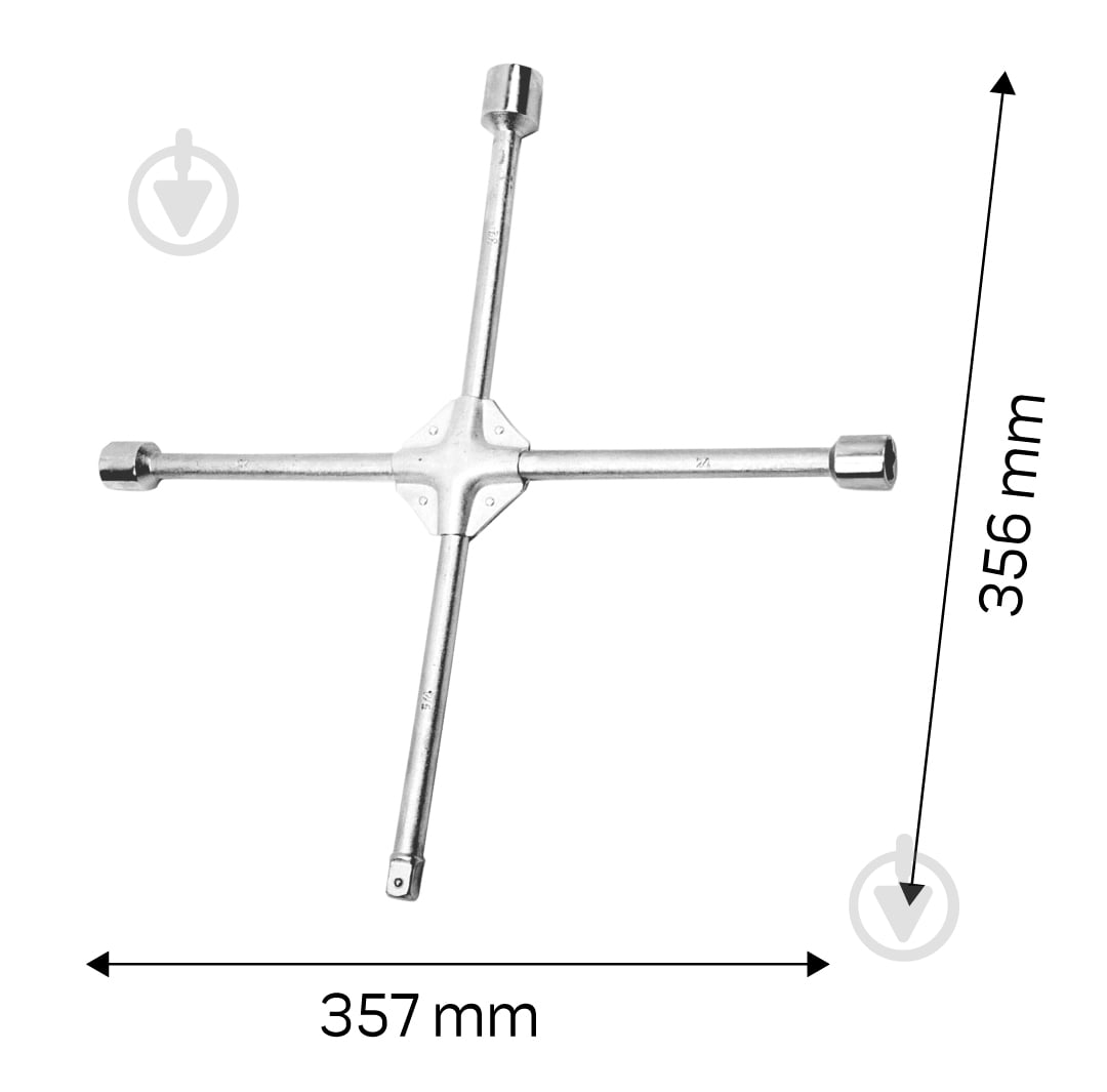 Ключ баллонный 7x19x22x1/2"мм DIN889 NEO tools 11-100 - фото 3