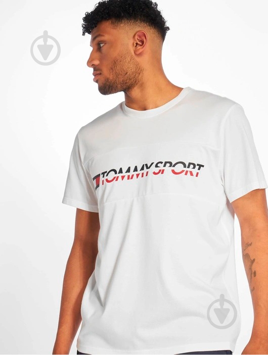 Футболка Tommy Hilfiger T-Shirt Logo Driver S20S200082100 р.M белый - фото 22