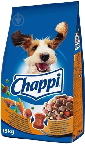 Корм для всех пород Chappi Говядина и овощами 15 кг 15 кг - фото 1