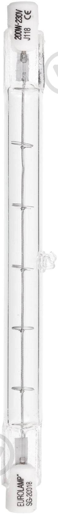 Лампа галогенная Eurolamp 200 Вт R7S 230 В прозрачная (SG-20018) - фото 1 Лампа галогенная Eurolamp 200 Вт R7S 230 В прозрачная (SG-20018) - фото 1