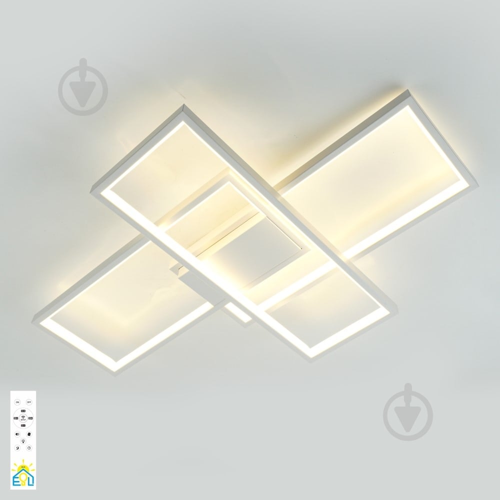 ᐉ Люстра светодиодная ESLLSE SVEN 85W 3S управляемая 2x85 Вт LED