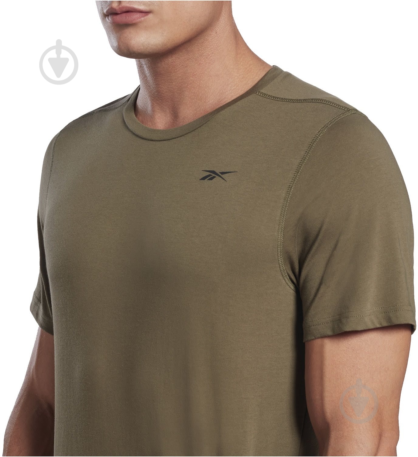 Футболка Reebok Speedwick H46607 р.S хаки - фото 4